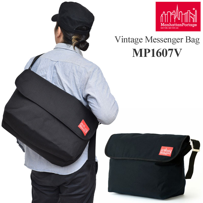 マンハッタンポーテージ Manhattan Portage ショルダーバッグ メンズ レディース ヴィンテージメッセンジャーバッグ Vintage Messenger Bag MP1607V【鞄】2011wann