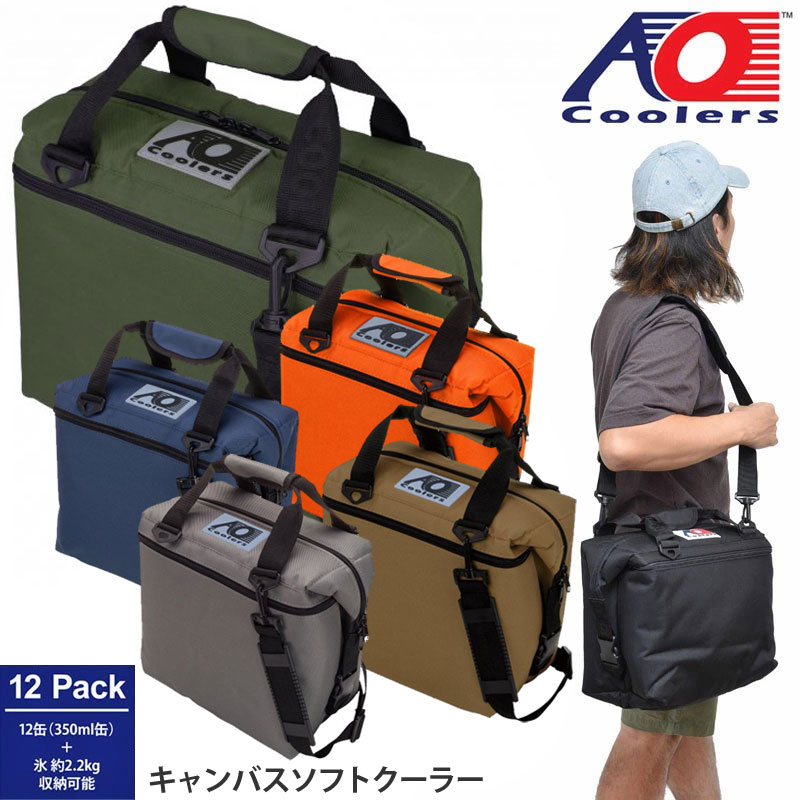 最新人気 Ao Coolers エーオークーラーズ Aoクーラーズ クーラーバッグ 保冷バッグ メンズ レディース 12パックキャンバスソフトクーラー 単色 11l Ao12 21ss 鞄 2103wannadow 最新人気 Alphard Co In