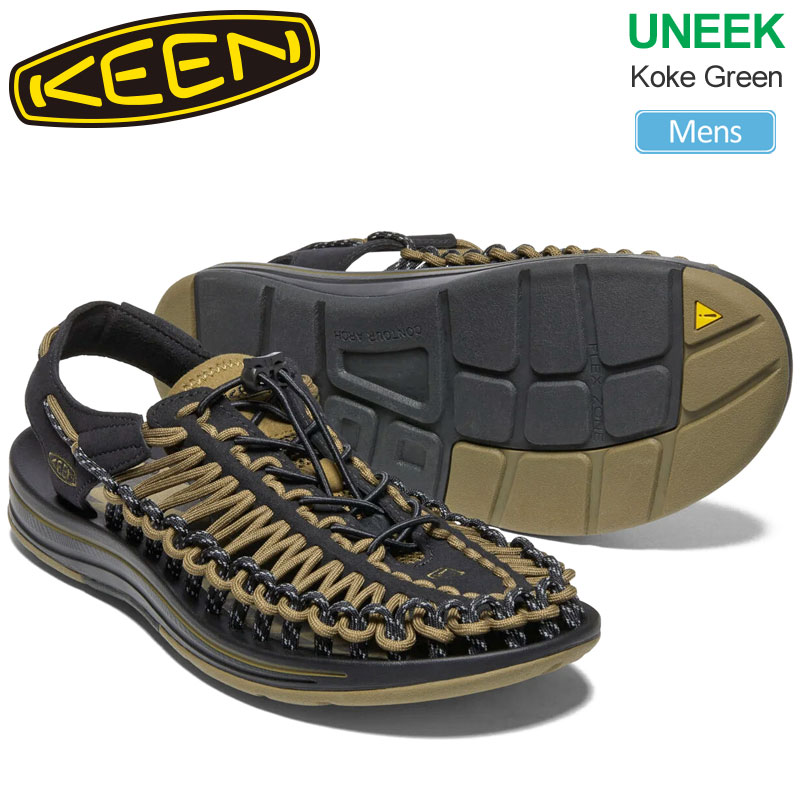 人気商品 正規取扱店 キーン Keen サンダル メンズ ユニーク Uneek コケグリーン 25 29cm 22ss Sdl 靴 25wannado ブランド Kanematsuusa Com