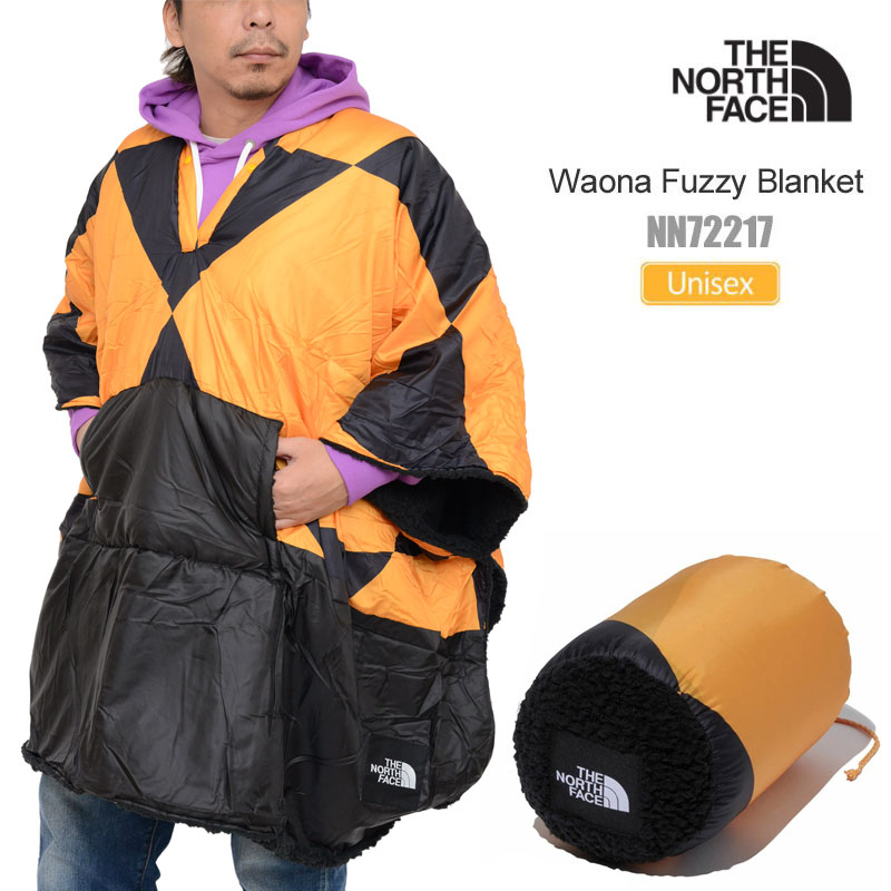 ノースフェイス ワオナファジーブランケット ポンチョ 毛布 ひざ掛け 定価2万 THE NORTH FACE ザ・ノース・フェイス キャンプ用品 アウトドア