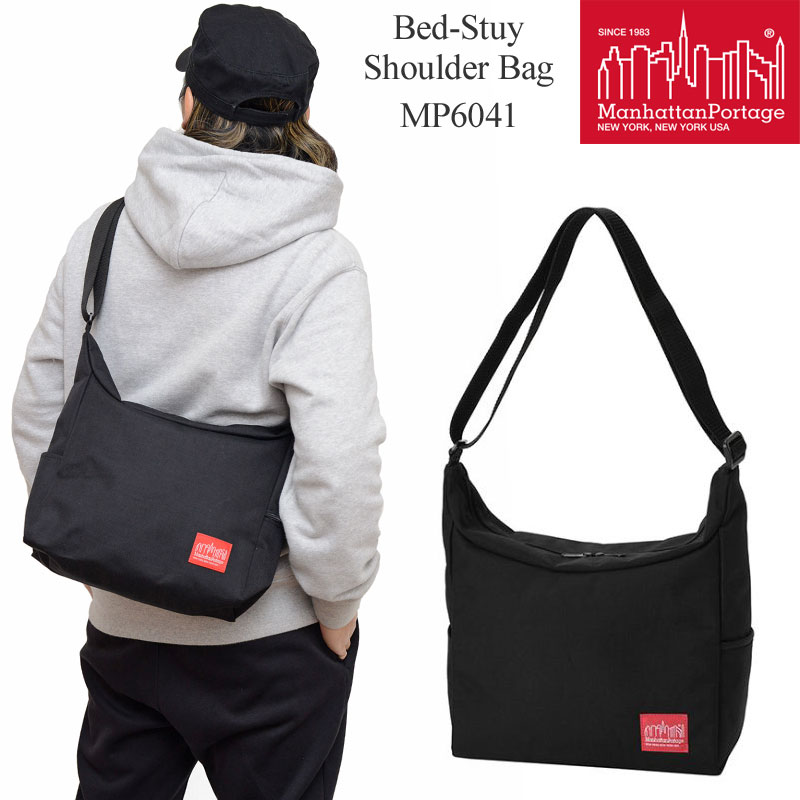 マンハッタンポーテージ Manhattan Portage ショルダーバッグ メンズ レディース ベッドスタイショルダーバッグ Bed Stuy Shoulder Bag 黒いこと MP6041 2023SS【鞄】2212wann