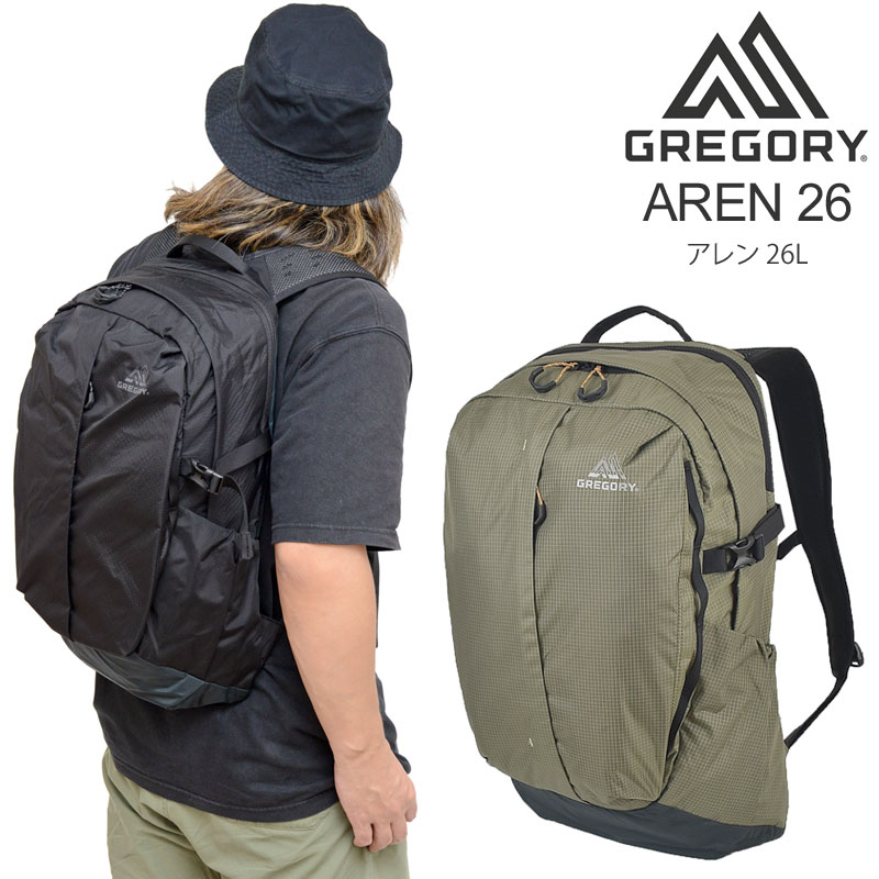グレゴリー GREGORY 背嚢 通い 通学 メンズ レディース ウディアレン26 AREN 26L エアロともし火 AEROLITE 2025SS bpk【鞄】2503wann