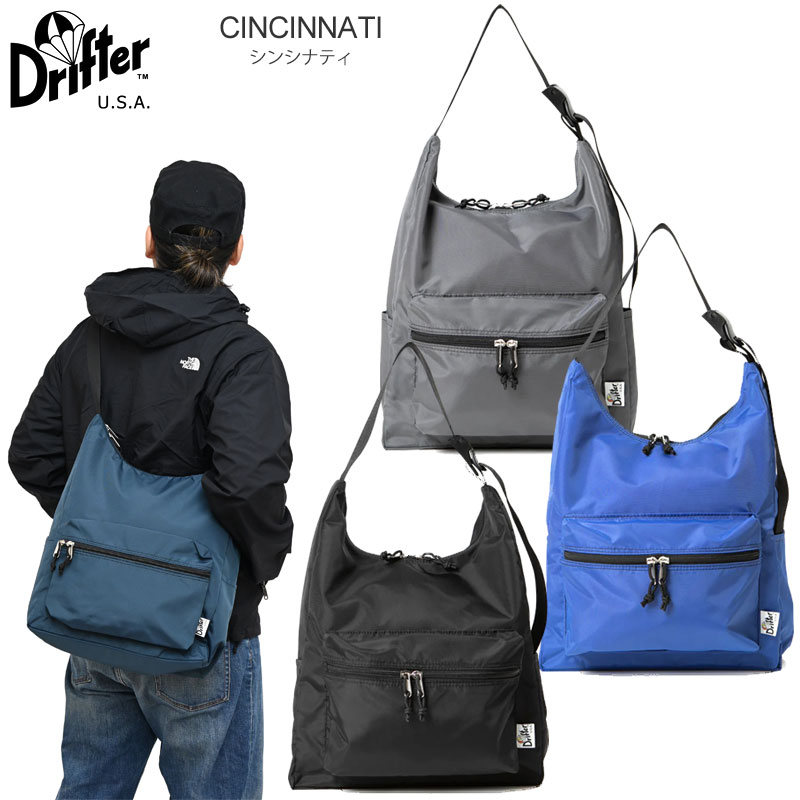 ・DRIFTER USA｜Cincinnati Shoulder Nylon/ ドリフター/シンシナティ ショルダー ナイロン/ブルーｘ # 楽天市場】ドリフター Drifter ショルダーバッグ メンズ レディース