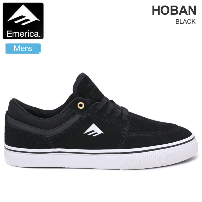 エメリカ EMERICA スニーカー スケートシューズ メンズ HOBAN ホーバン ブラック 6102000143 2025FALL HOLIDAY snk【靴】2507wann｜wanna do