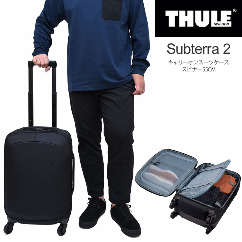 スーリー THULE キャリーバッグ メンズ レディース サブテラ2 キャリーオンスーツケーススピナー 55cm Subterra 2 Carry-On Suitcase Spinner 35L 3205046 2025AW crb【鞄】2509wann|wanna do