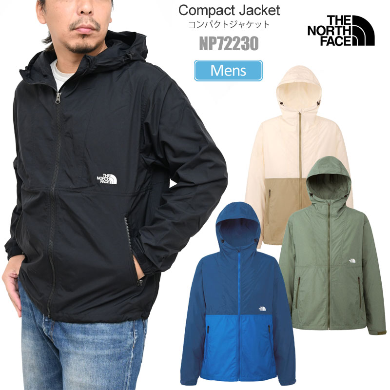 ザ・ノース・フェイス THE NORTH FACE 撥水 御山パーカー メンズ パウダーコンパクト上衣 Compact Jacket NP72230 2025SS【服】2502wann【返品取り替えっこ・ラッピング不可】