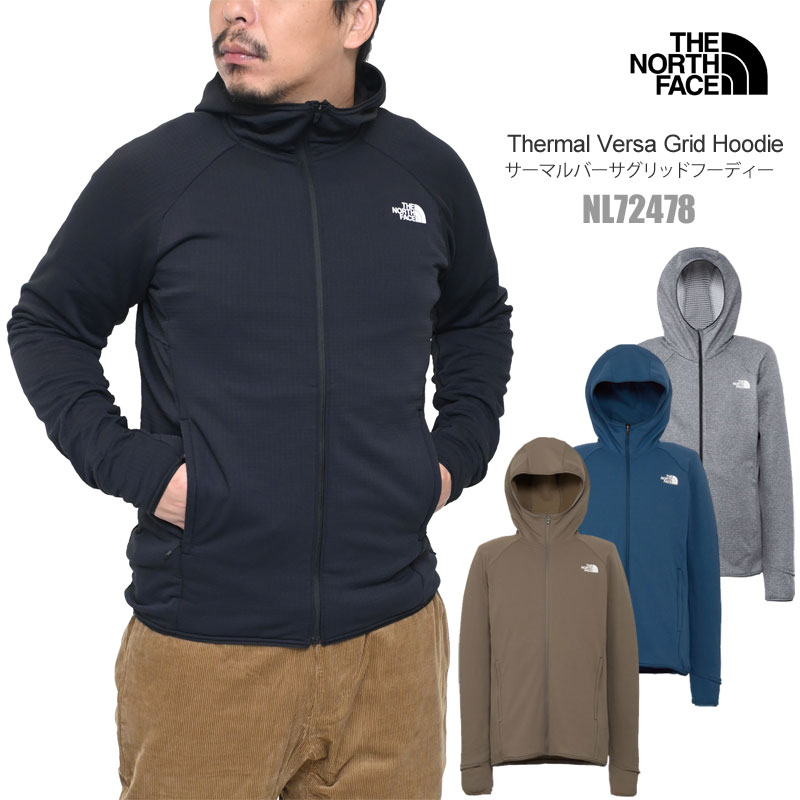 ザ・ノース・フェイス THE NORTH FACE フリース パーカー メンズ サーマルバーサグリッドフーディー Thermal Versa Grid Hoodie NL72478 2025AW 【服】2510wann【返品取り替えっこ・ラッピング不可】_25WS パーカー-メンズファッション-トップス