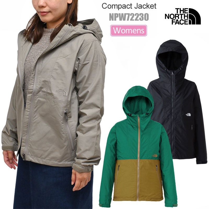ザ・ノース・フェイス THE NORTH FACE 撥水 御山パーカー レディース パウダーコンパクト上衣 Compact Jacket NPW72230 2024AW【服】2408wann【返品取り替えっこ・ラッピング不可】