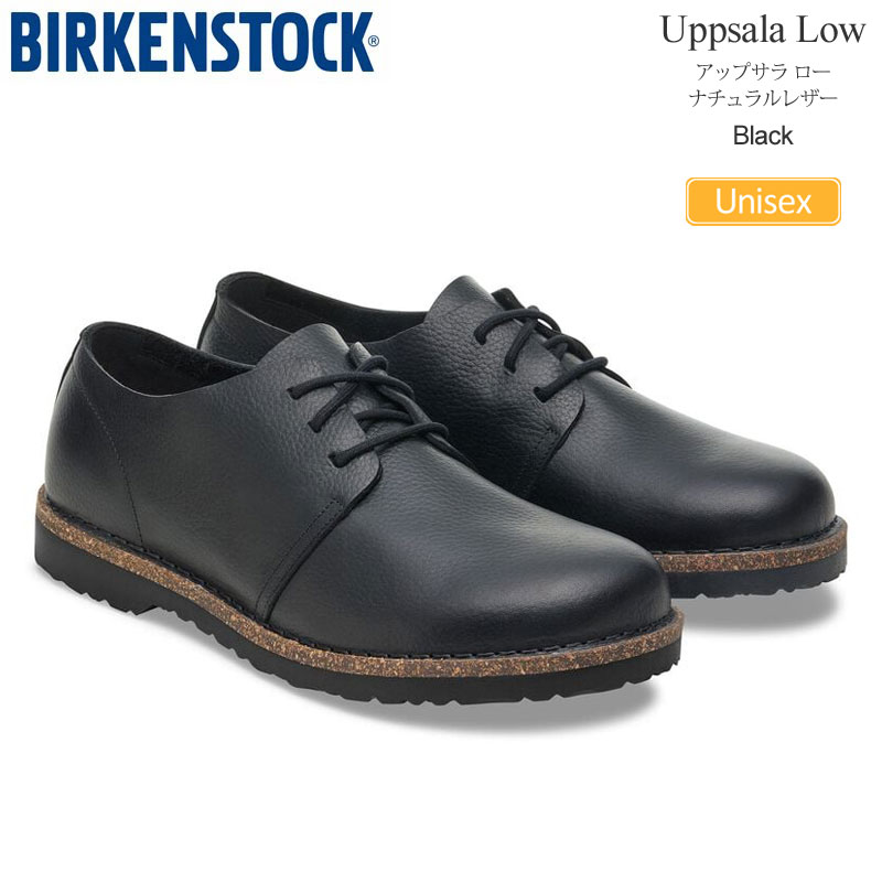 ビルケンシュトック BIRKENSTOCK シューズ メンズ レディース アップサラ ロー Uppsala Low ナチュラルレザー ブラック レギュラー幅 1030128 2025AW【靴】2512wann