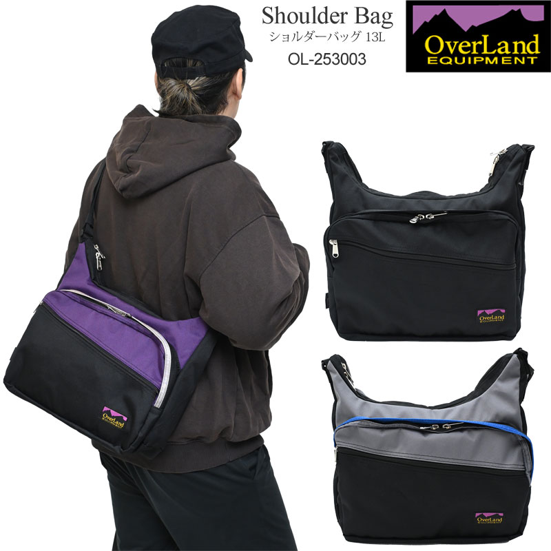 オーバーランドイクイップメント OverLand EQUIPMENT バッグ メンズ レディース ショルダーバッグ SHOULDER BAG 13L OL-253003 2025AW【鞄】2512wann