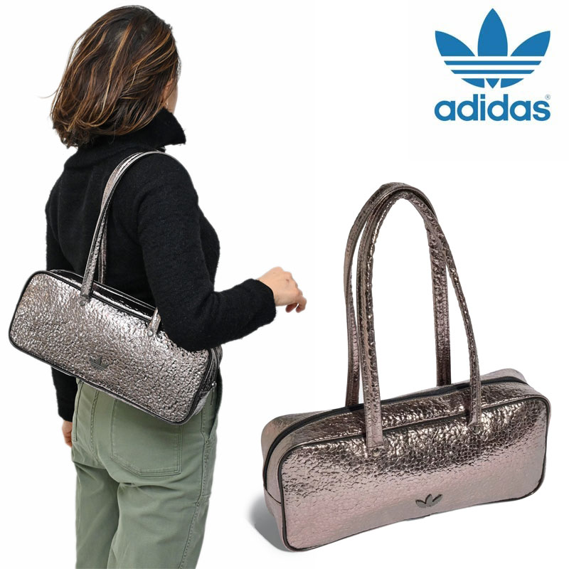 アディダス オリジナルス adidas Originals ハンドバッグ メンズ レディース アディカラー ロングハンドル エアライナー メタルバッグ グレースリー 5.4L KD7880 2026SS【鞄】2601wann｜wanna do