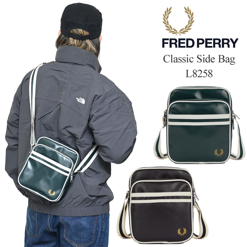 フレッドペリー FREDPERRY ショルダーバッグ メンズ レディース クラシックサイドバッグ Classic Side Bag L8258 2026SS【鞄】2602wann 【割引クーポン対象外】