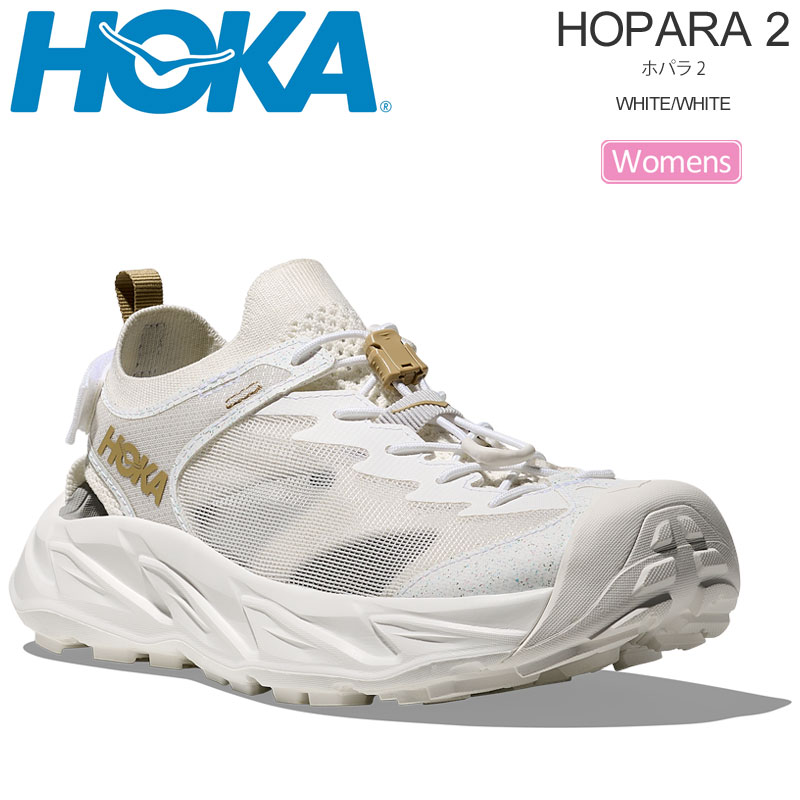 ホカ HOKA サンダル シューズ 厚底 レディース ホパラ2 HOPARA 2 白いこと/白いこと 1147670-WWH 2026SS sdl【靴】2601wann