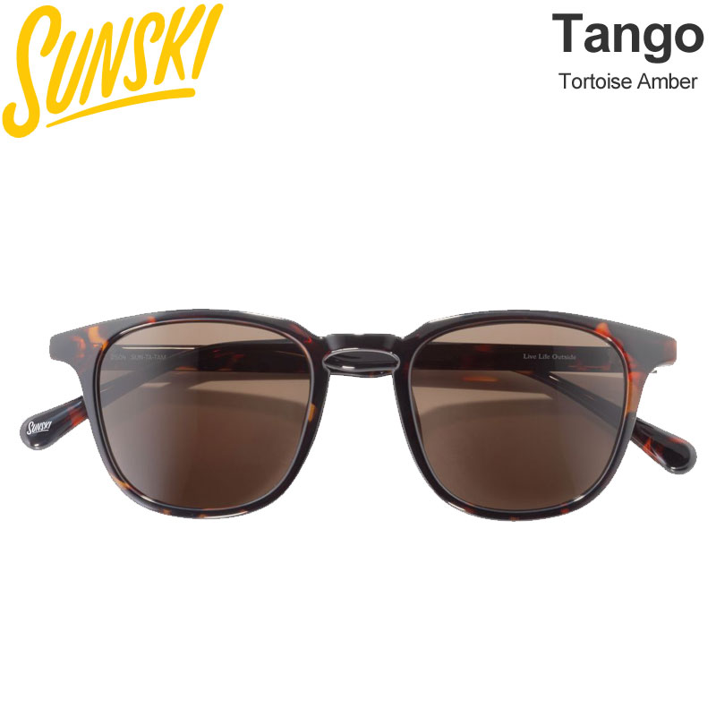 サンスキー SUNSKI サングラス 偏光レンズ UVカット ウェリントン型 メンズ レディース ユニセックス タンゴ Tango トータスアンバー SUNTABSL 2026SS 2603wann