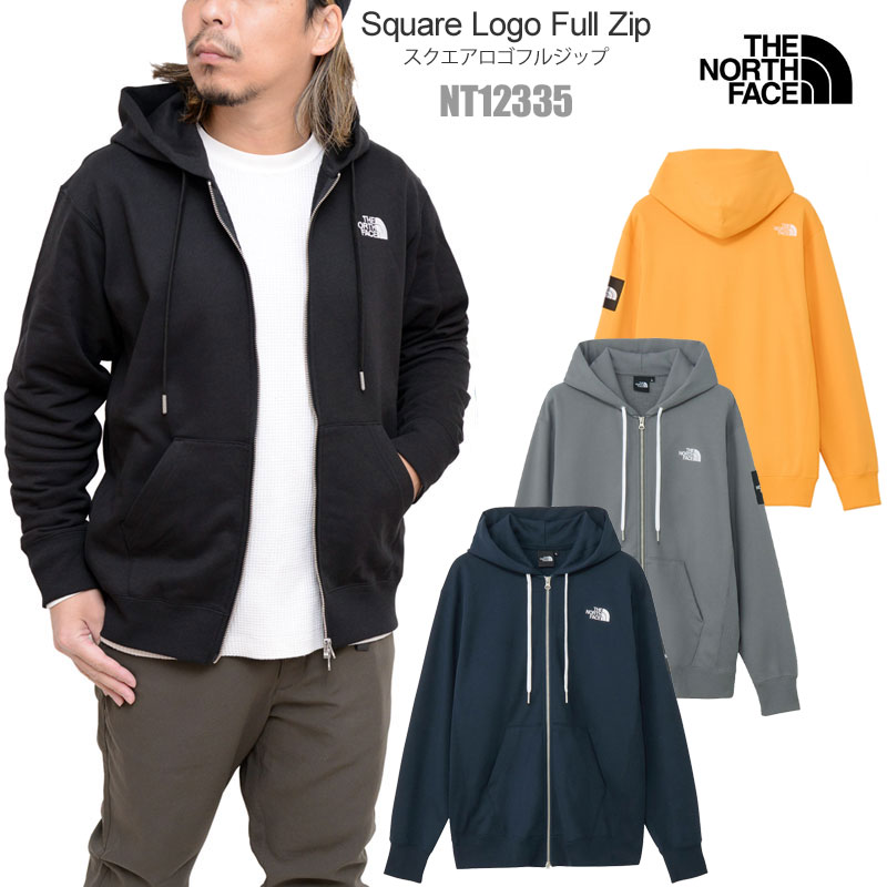 ザ・ノース・フェイス THE NORTH FACE パーカー スウェット メンズ スクエアロゴフルジップ Square Logo Full Zip NT12335 2026SS tnfswt【服】2601wann