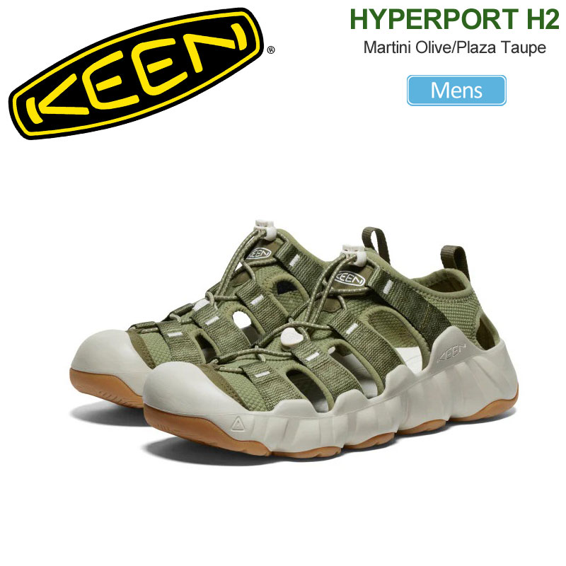 キーン KEEN メンズ スニーカー サンダル ハイパーポート エイチツー HYPERPORT H2 Martini Olive/Plaza Taupe 1028654 2026SS snk【靴】2602wann