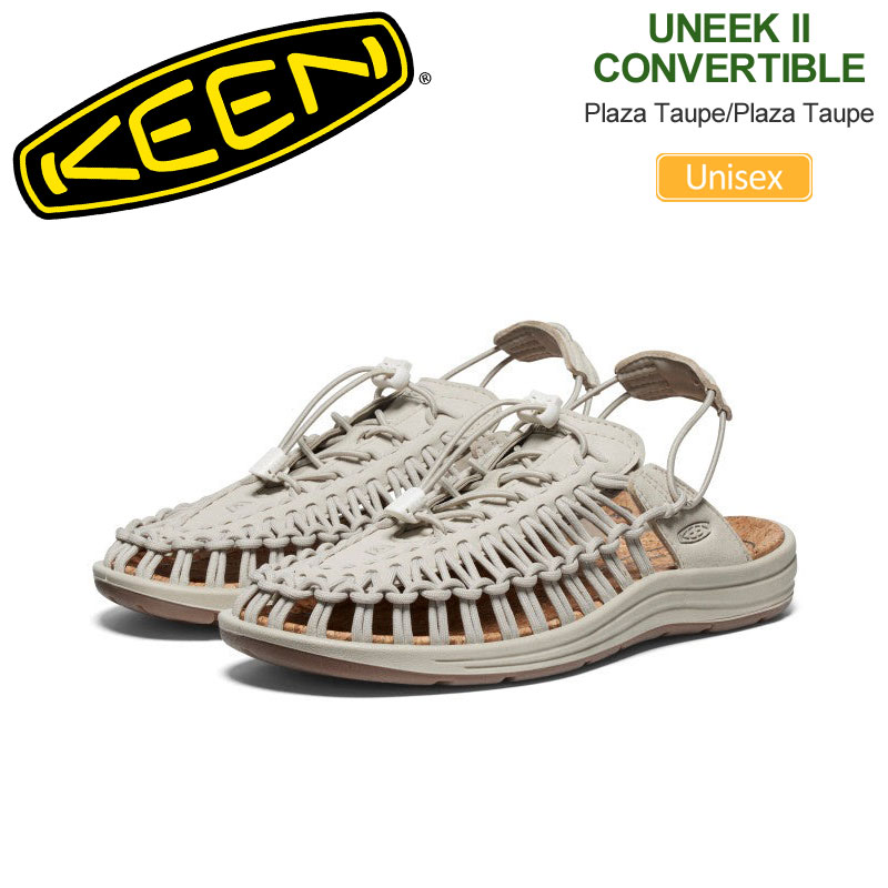 キーン KEEN サンダル メンズ レディース ユニーク2 コンバーチブル UNEEK 2 CONVERTIBLE Plaza Taupe 1028668 2026SS sdl【靴】2603wann