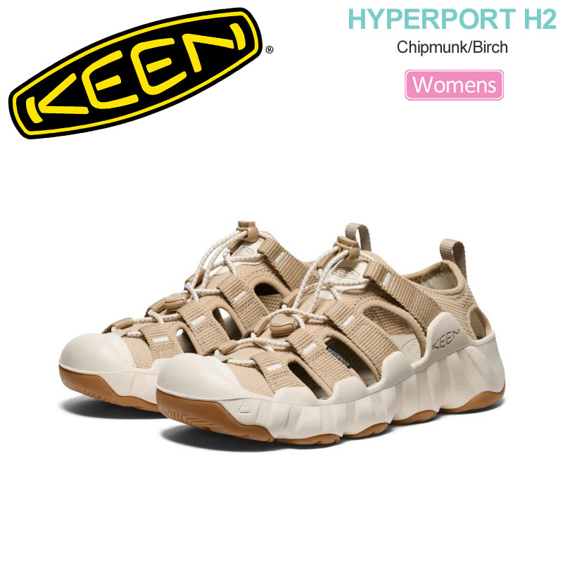 キーン KEEN レディース スニーカー サンダル ハイパーポートH2 エイチツー HYPERPORT H2 Chipmunk/Birch 1030678 2026SS sdl【靴】2603wann