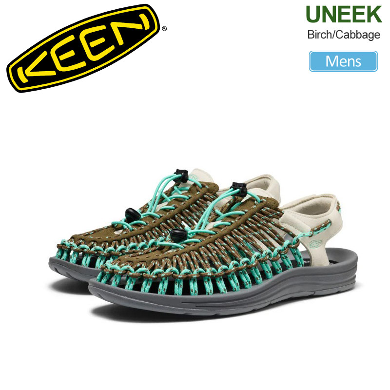キーン KEEN スニーカー サンダル メンズ ユニーク UNEEK Birch/Cabbage 1032179 2026SS sdl【靴】2605wann｜wanna do