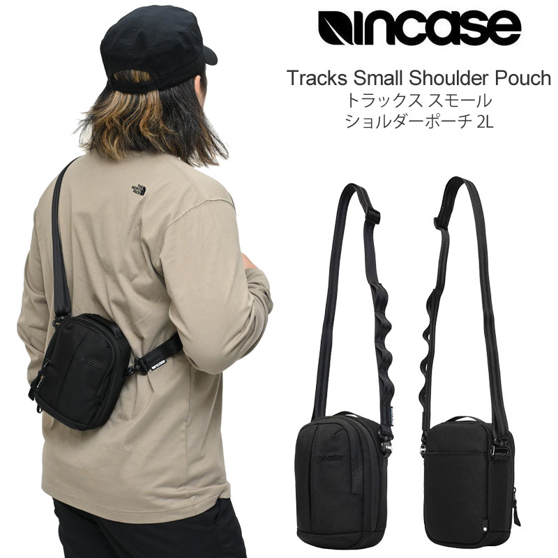 インケース Incase ショルダーバッグ ポーチ メンズ レディース トラックススモールショルダーポーチ Tracks Small Shoulder Pouch ブラック 2L 2026AW wtb【鞄】2607wann|wanna do