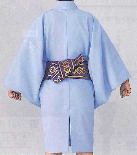 袴下着物（男仕立）「水色一越生地」