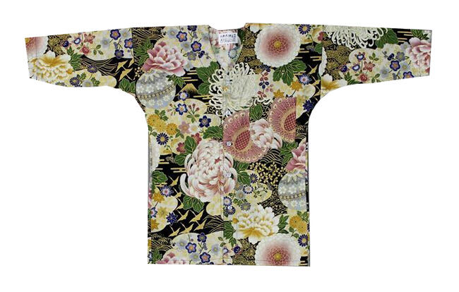 楽天市場】鯉口シャツ【熨斗に桜/紺系】 0662 男性女性兼用