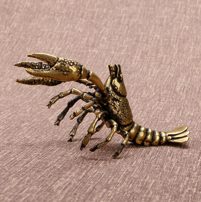 銅製 ザリガニ 置物 ザリガニ 雑貨 銅 雑貨 置物 オブジェ インテリア小物 アジアン雑貨 Korkmazmauritius Com
