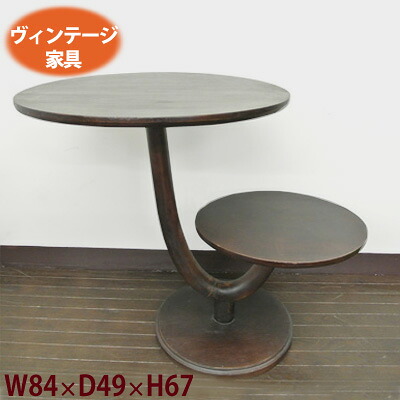 \本日8%OFFクーポン/ヴィンテージ家具 楕円飾り台 W:84×D:49×H:67 セミアンティーク 飾り棚 台 ディスプレイ 棚 家具 シノワズリ シェルフ モダン ベトナム家具 フレンチ フランス統治時代 インドシナ|Wanon 和モダン&ナチュラル照明