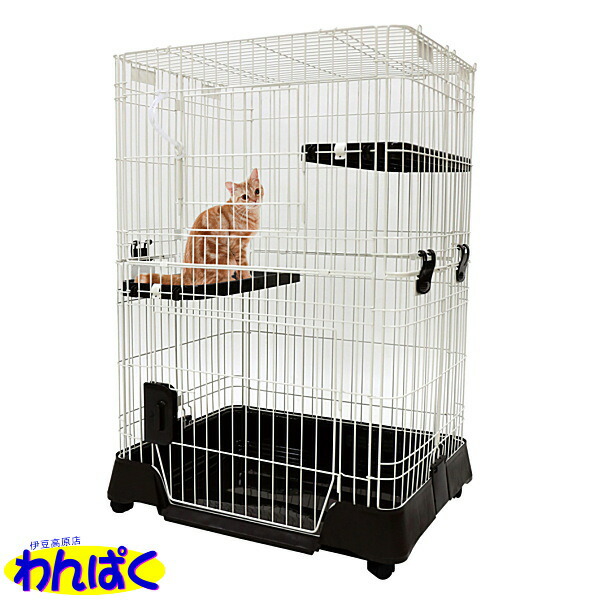 【個人出品・直接引渡し希望】マルカン キティケージ1000 CT-324＋トイレ・付属品付 他商品と同梱不可マルカン キティケージ 1000 2段 [CT-324]猫 ケージ 猫用ケージ キャットケージ | ペット健康便