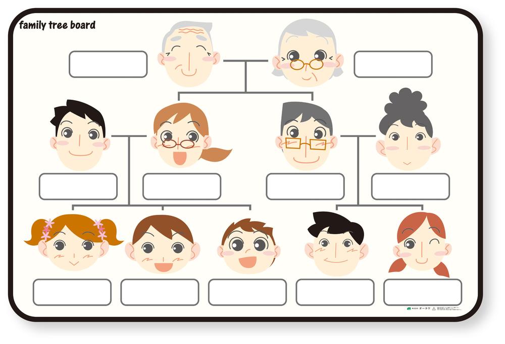 【ポイント10倍 4/10 1:59まで】family tree ディスプレイボード