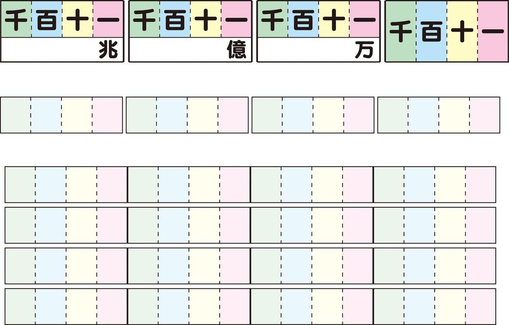 【ポイント10倍 4/10 1:59まで】位取りマグネットシート白板E 学習 教材 学校 ホワイトボード