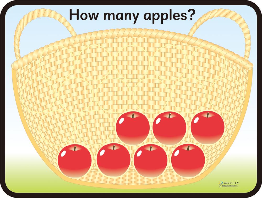 【ポイント10倍 4/10 1:59まで】How many apples?