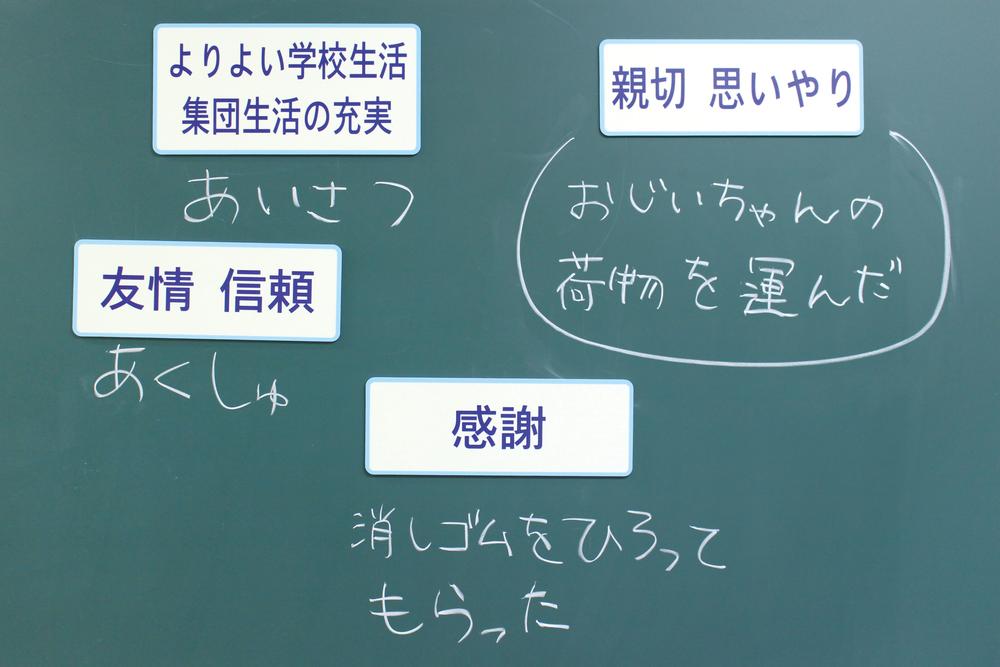 特別の教科　道徳　内容項目カード