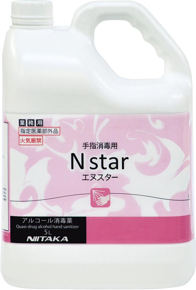 【ポイント10倍 4/10 1:59まで】手指消毒用Nスター (2) 5L