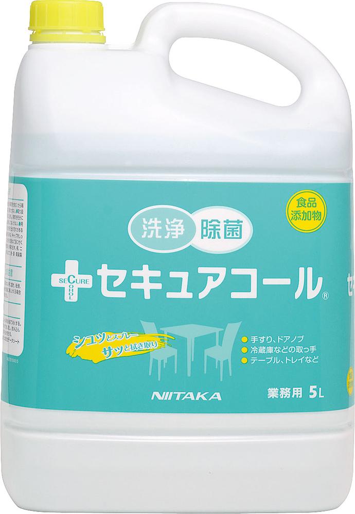 【ポイント10倍 4/10 1:59まで】セキュアコール (1) 5L 掃除グッズ 清掃用品 除菌 アルコール製剤 食品添加物 新生活応援