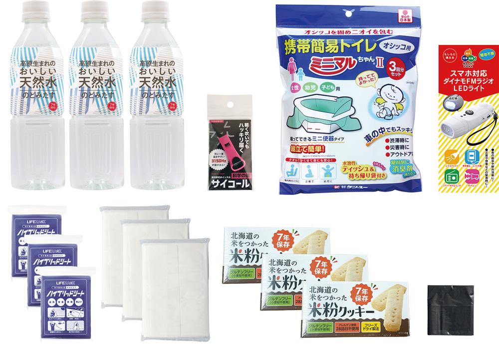 チョイスパック 梅 ミニ用 防災グッズ 備蓄 災害対策 エレベーター収納BOX 非常用ボックス 新生活応援
