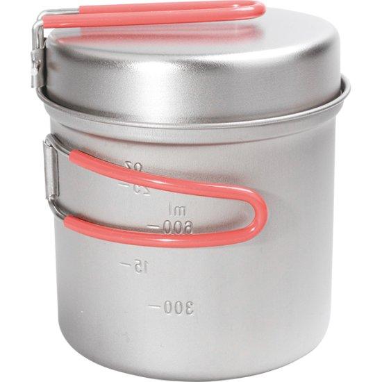 TiU.L DeepPOT900　900ml 250ml 鍋 フタ 小分け用皿 フライパン 純チタン製 日本製 トレッキング キャンプ アウトドア 6,171円