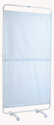 【ポイント10倍 4/10 1:59まで】エキスパンダースクリーン 90×129～187cm ブルー※個人様宅配送不可