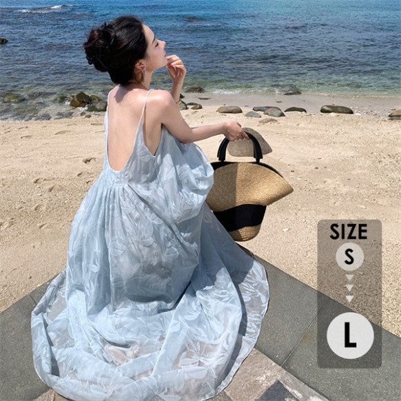 リゾートワンピース レディース サマードレス ワンピース 夏ワンピ ロング おしゃれ ファッション 春夏 カジュアル 体型カバー ゆったり 大きめ きれいめ ハワイ 沖縄 旅行用 大人 20代 30代 40代 可愛い dd086c6c6x0