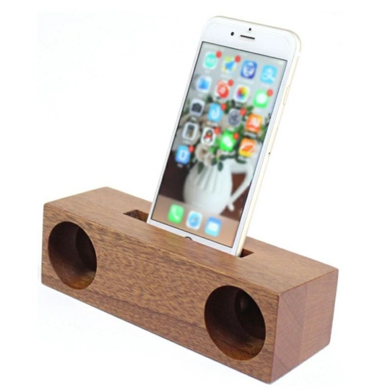 楽天市場】木製スピーカー iphone android スマホ対応 スピーカー 電源