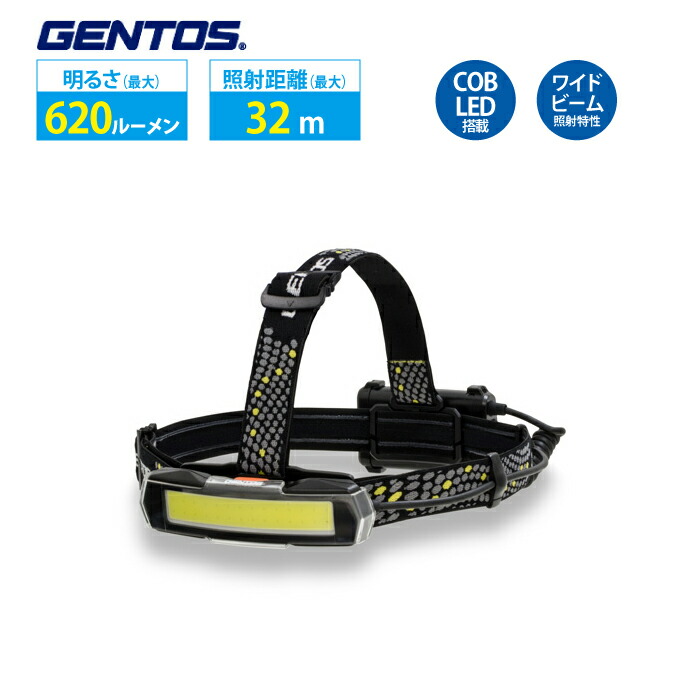 2個まとめ買い用 ヘッドライト NRX-280H GENTOS NRX-280H LED GENTOS ハイブリッド ワイドCOBヘッドライト NRシリーズ ライト・ランタン