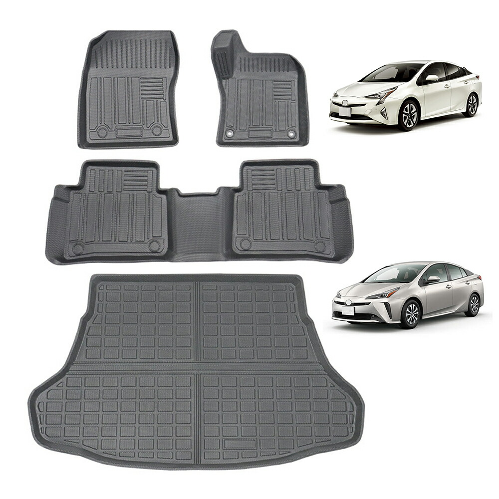 楽天市場】プリウス ZVW50 系 フロアマット 5Pセット ブラック 純正