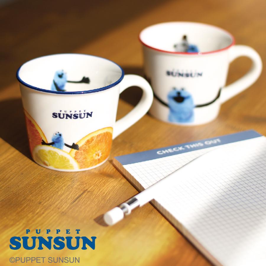 楽天市場】パペットスンスン カラーラインマグ | スンスン ノンノン