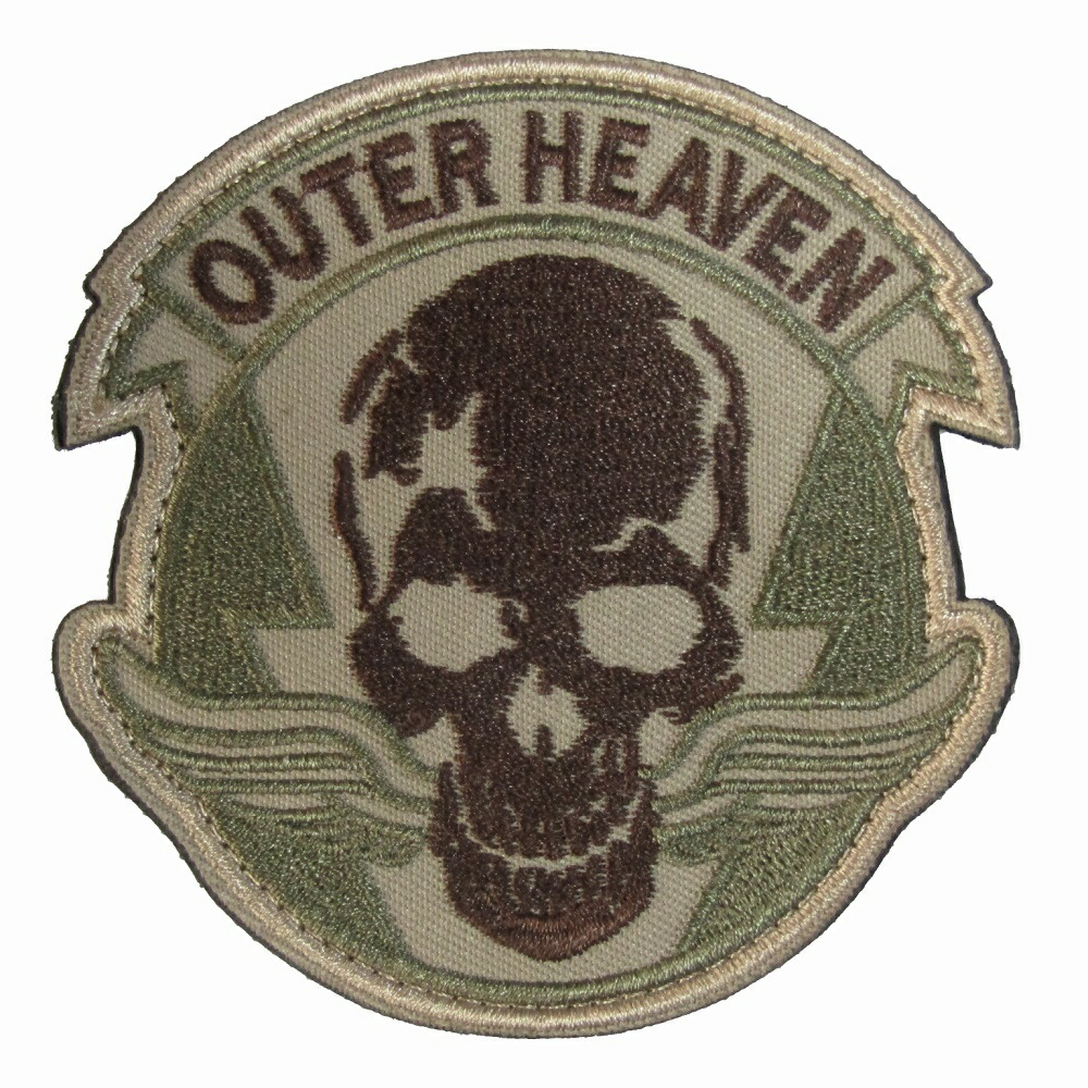 楽天市場 ベルクロワッペン メタルギア Outer Heaven 泥 縦8 5cm 横8 2cm Onamomizu House