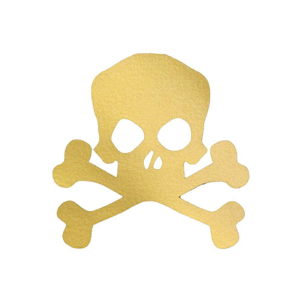 楽天市場】アイロンプリントシート スカル 1 シルバー ラメ 縦 5cm 横