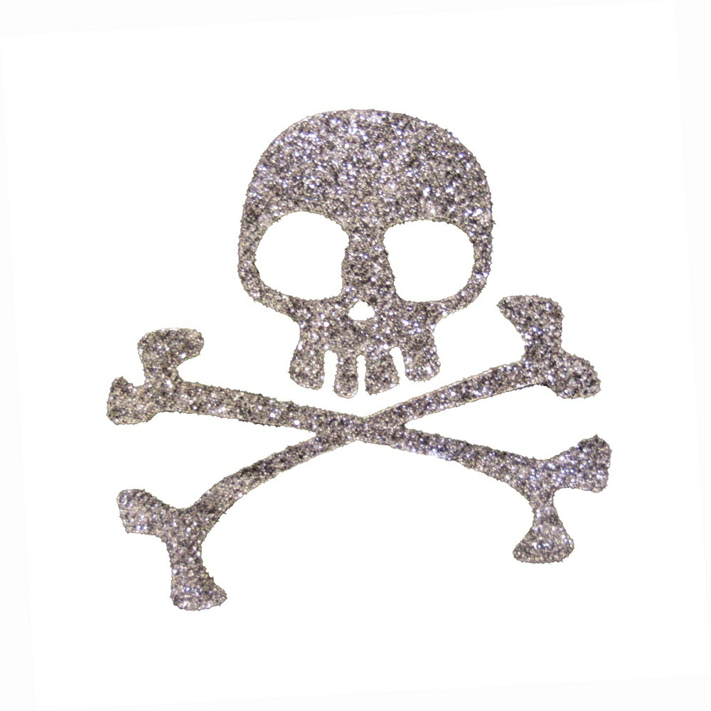 スカル アイロンプリント 楽天市場】アイロンプリントシート スカル 2 ゴールド ラメ 縦 4.8cm