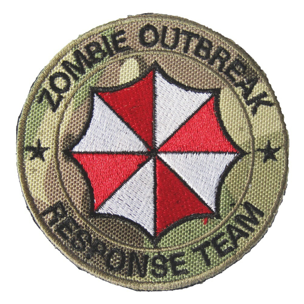 バイオハザード　ワッペン　アンブレラ社 15個 Amazon.co.jp: ベルクロワッペン PVC バイオハザード アンブレラ