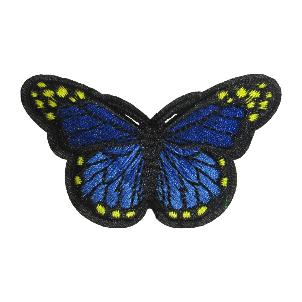 楽天市場】アイロンワッペン 蝶 B 24 縦4.8cm 横7.7cm : ONAMOMIZU HOUSE