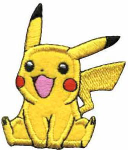 楽天市場】ポケットモンスター ピカチュウ 名札ワッペン （アイロン