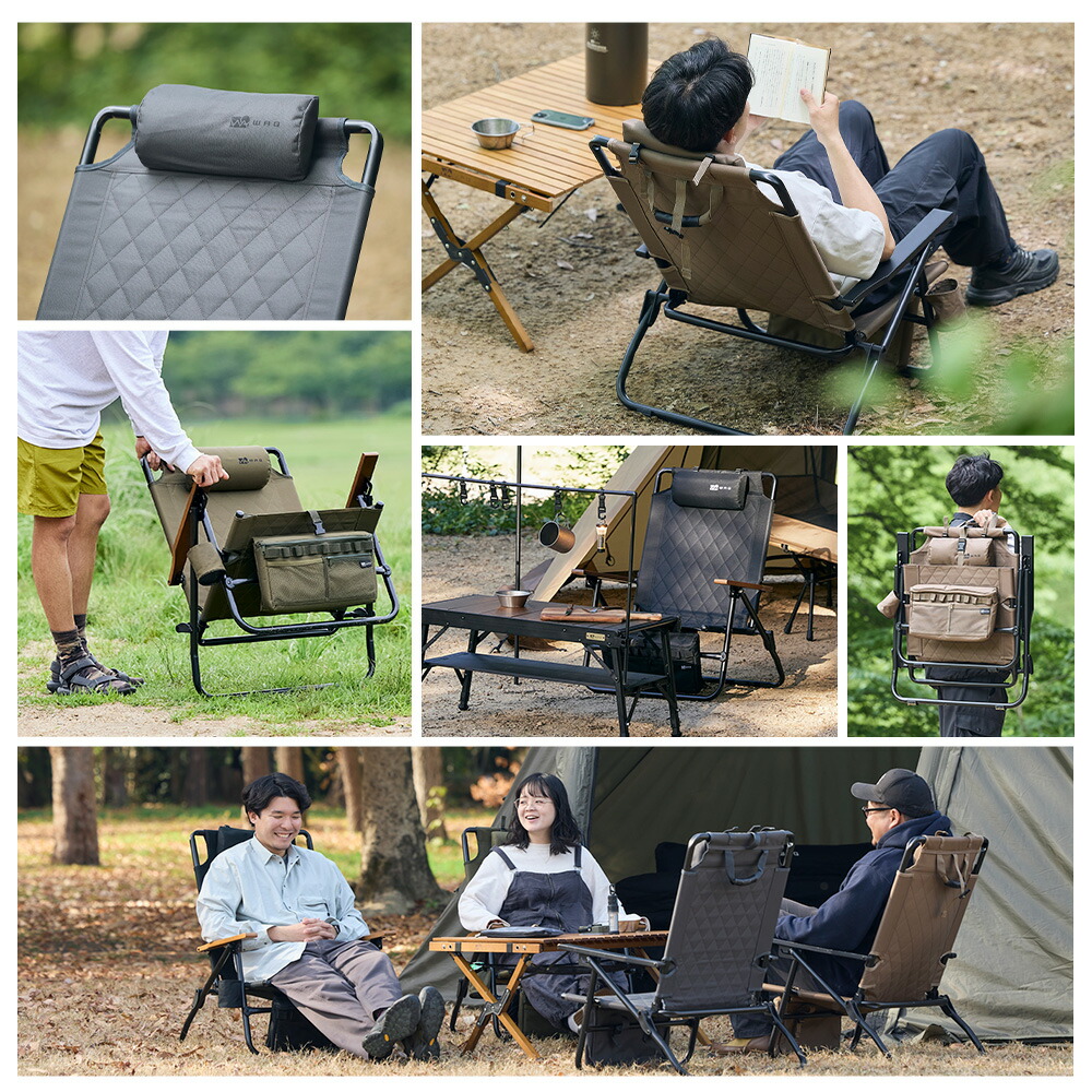 WAQ Reclining Low Chair リクライニングローチェア WAQ-RLC1